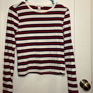 long sleeve striped shirt
